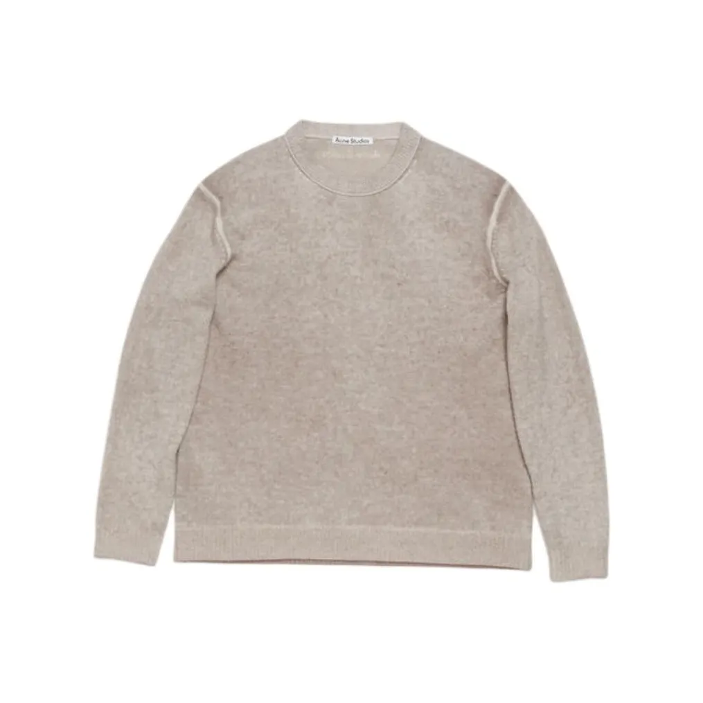 Acne Studios Logo Detailed Crew Neck Sweater