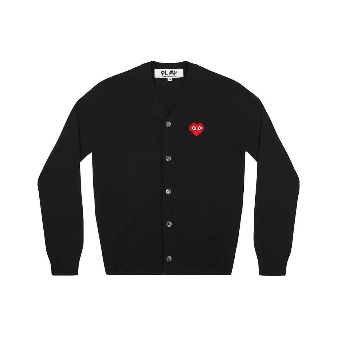 CDG Play FW22 Свитер Мужской Черный