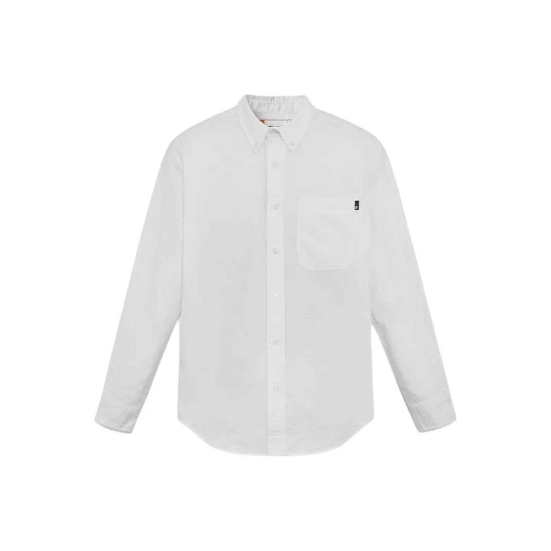 Timberland Рубашка Мужская Белая Пряжа Окрашенные Вязаные Ткани