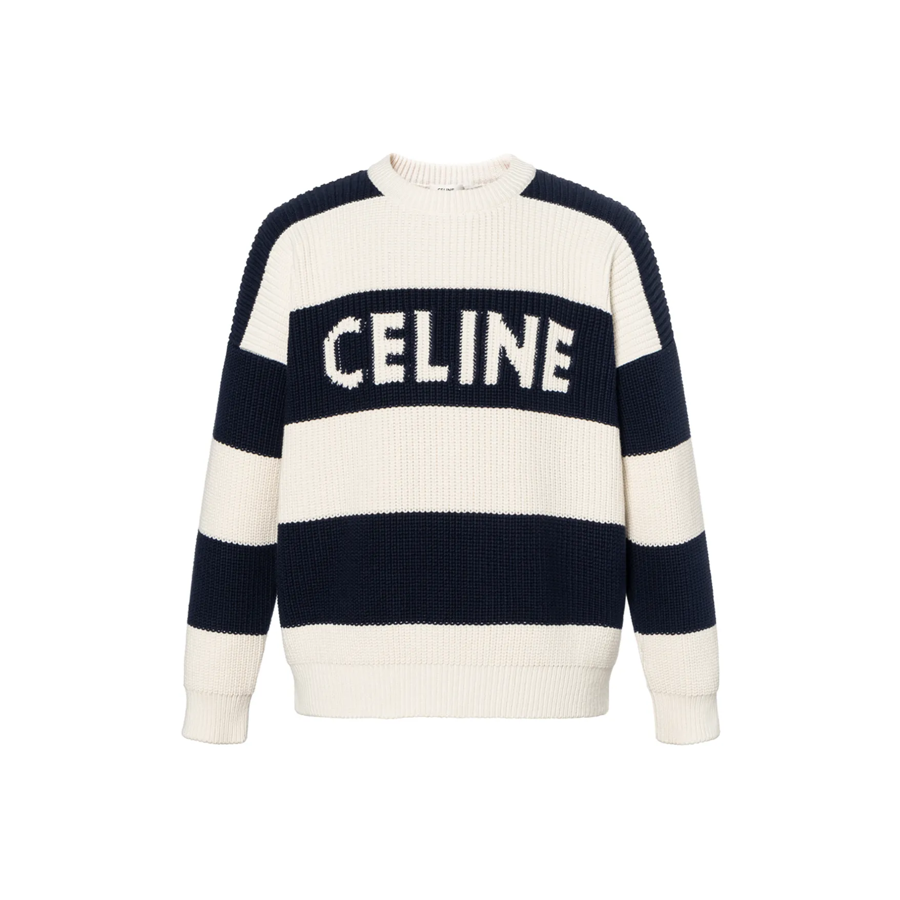 CELINE Stripe Wool Sweater