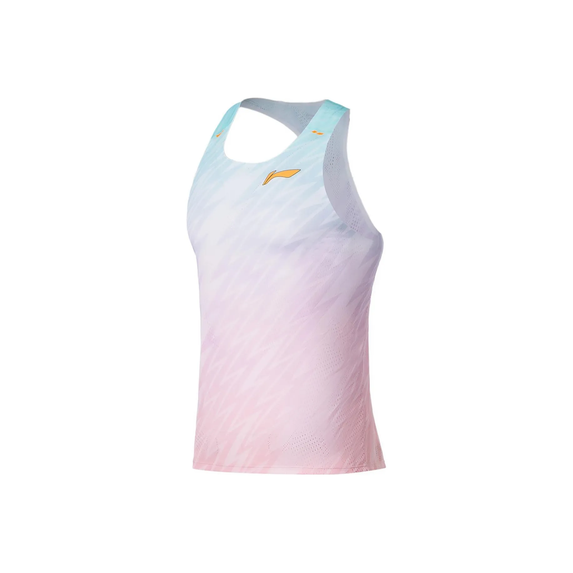 LINING Running Collection Tank Tops Men's White All Over Print Base