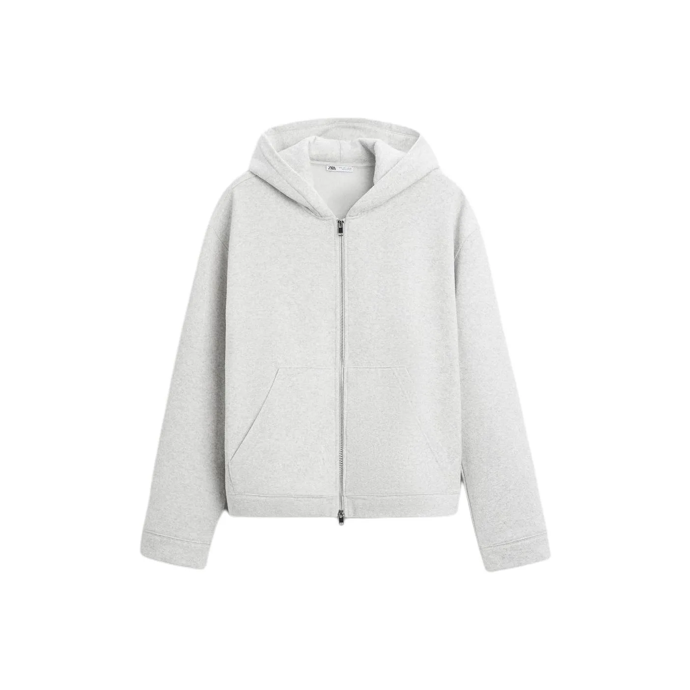 ZARA Sweatshirt Men's Zebra Print Gray