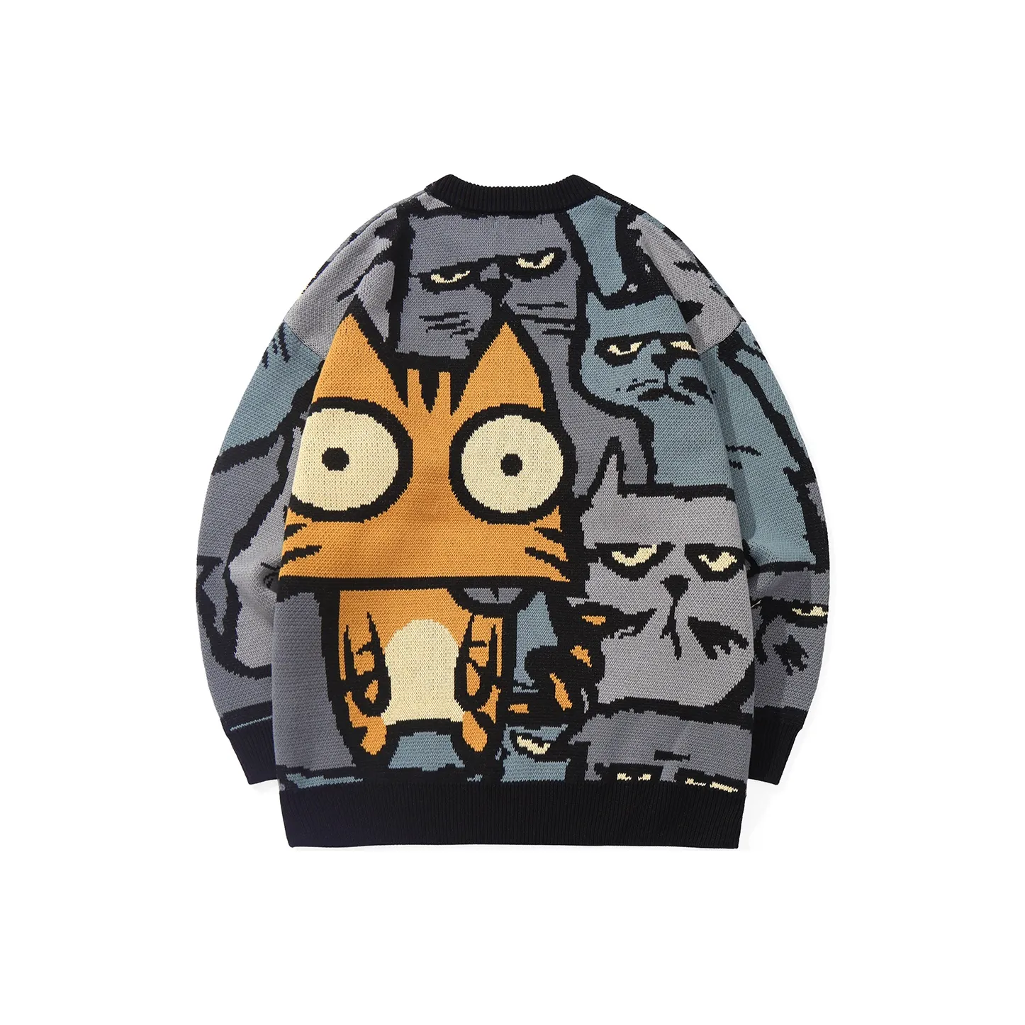 XXGOGO Серо-голубой Унисекс Свитеры