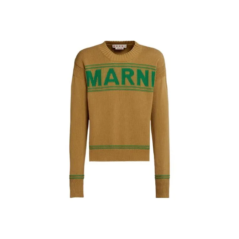 MARNI SS23 FW22 Свитер Мужской Желтый