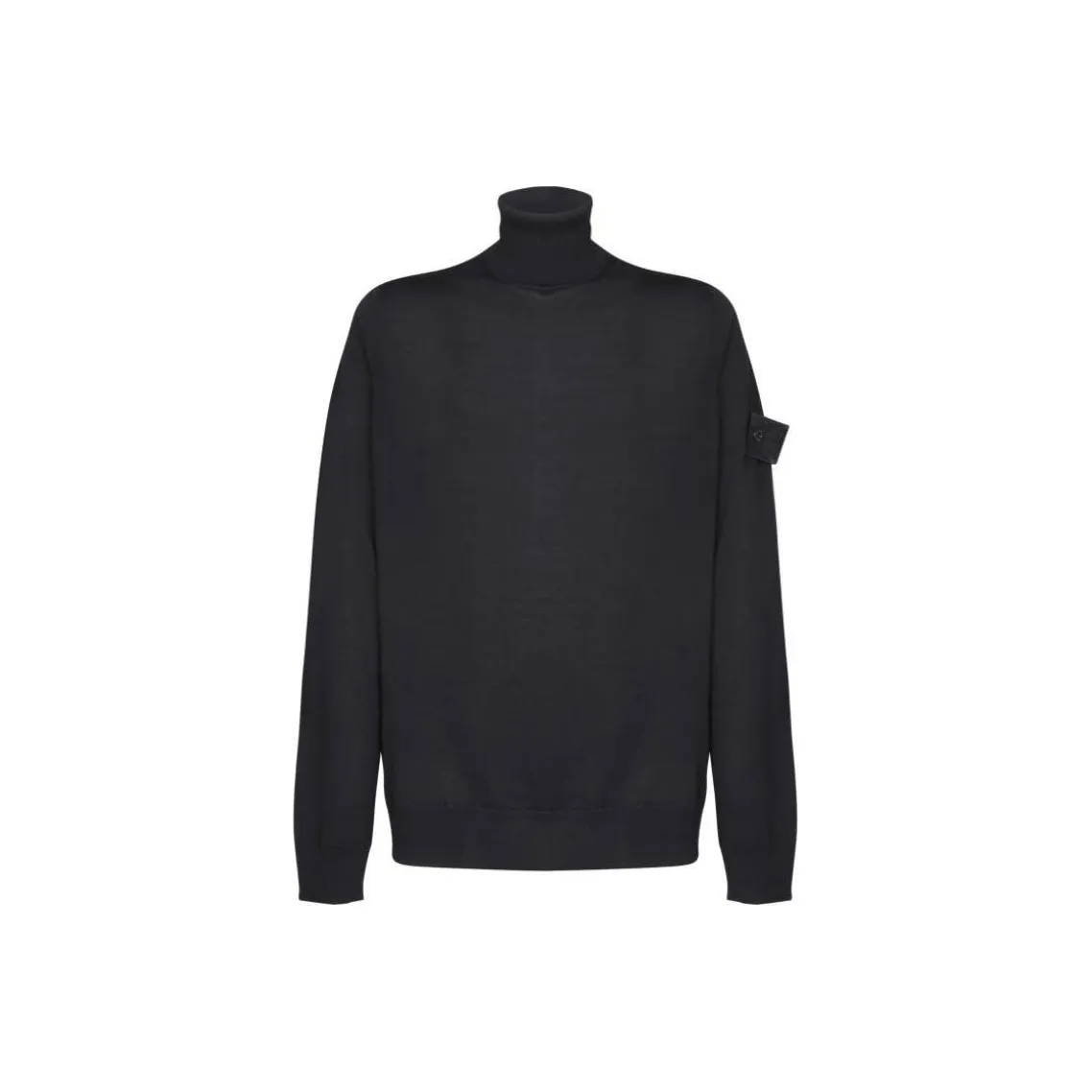 STONE ISLAND Logo Patch Roll Neck Jumper
