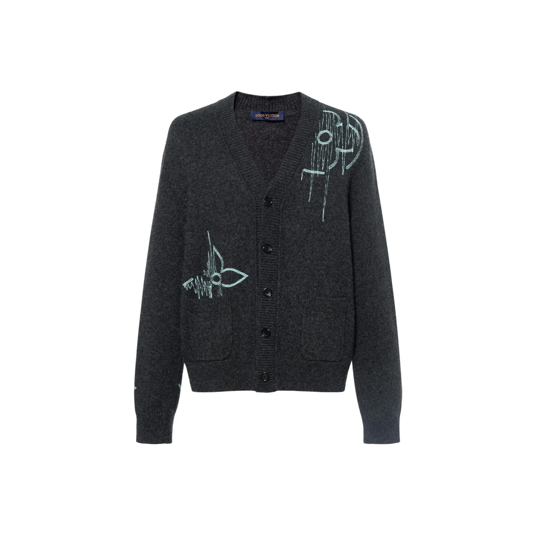 LOUIS VUITTON Sweater Men's Black