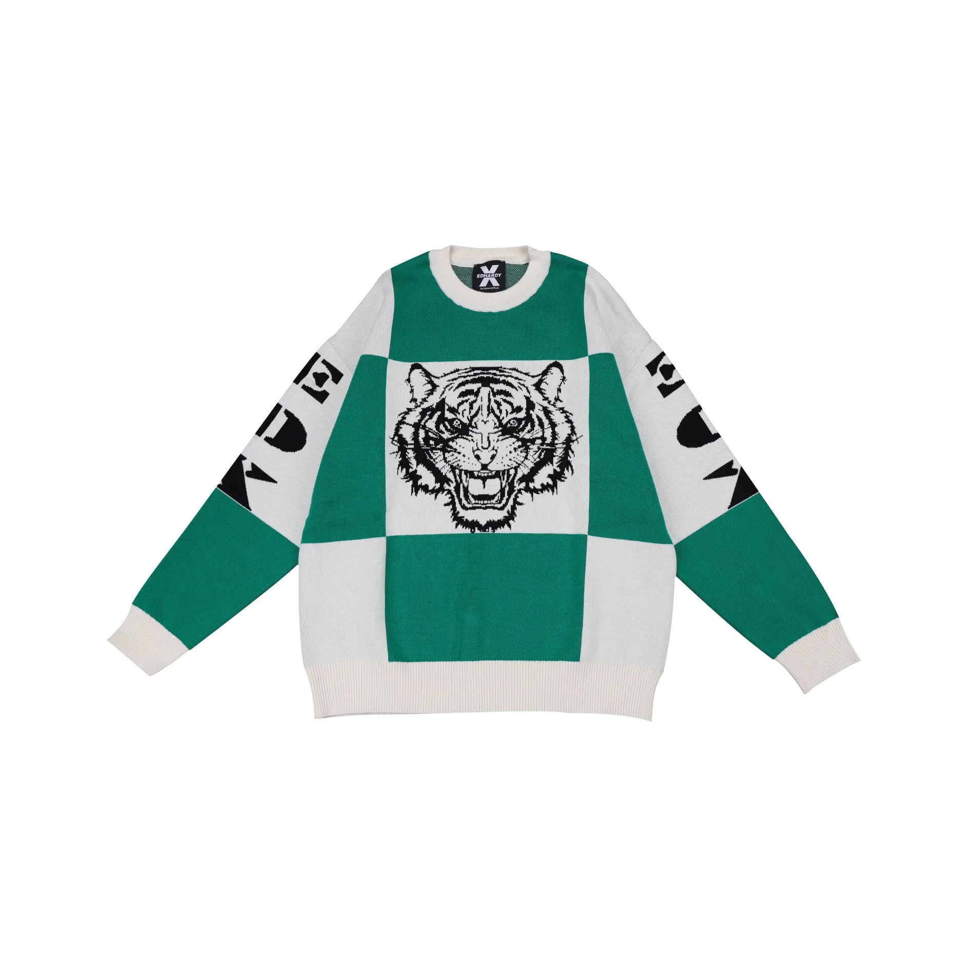 ED HARDY X x Ed Hardy Sweater Unisex Green
