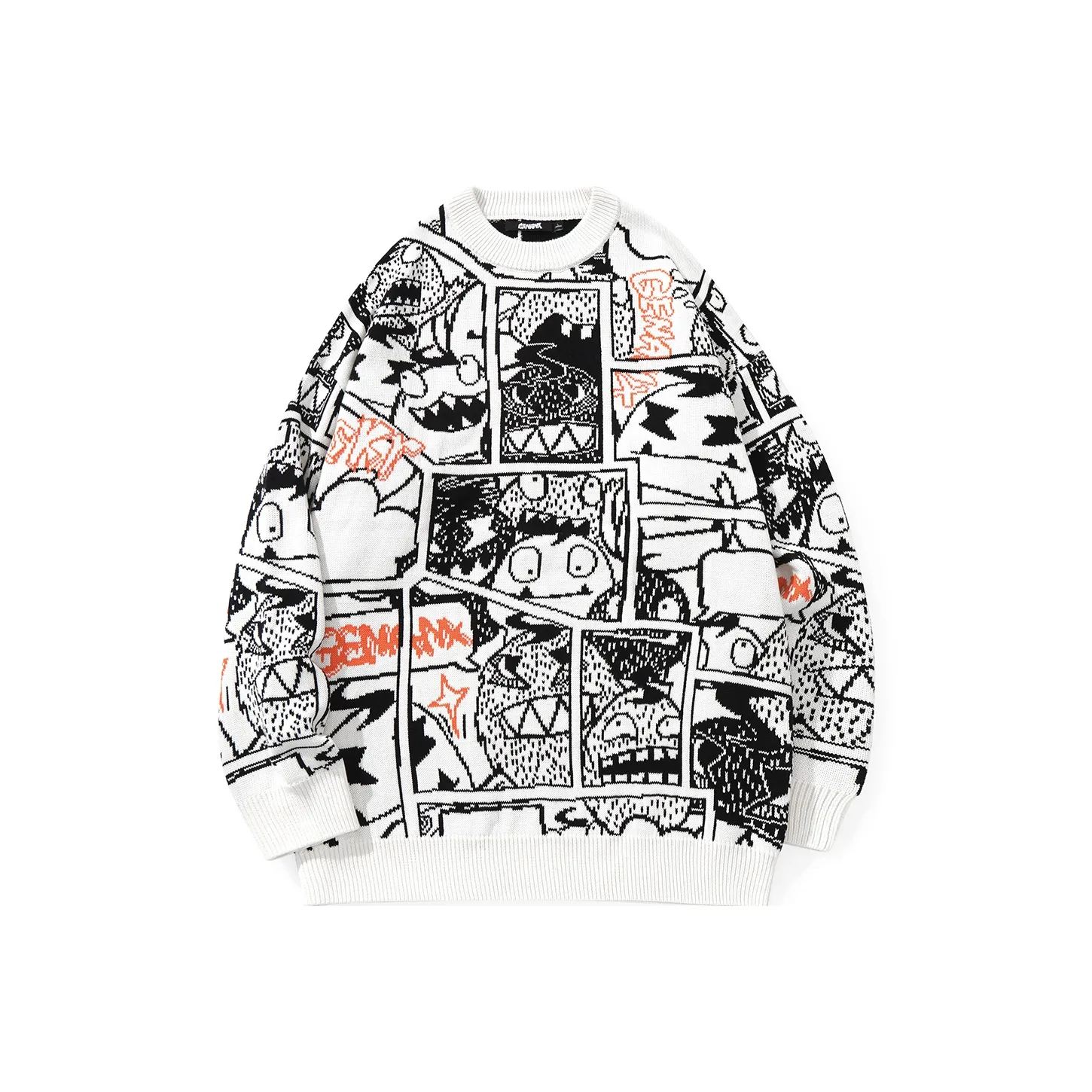 GENANX Белый Унисекс Свитеры