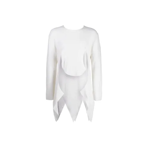 COMME Des GARCONS HOMME PLUS Белый Мужские Свитеры