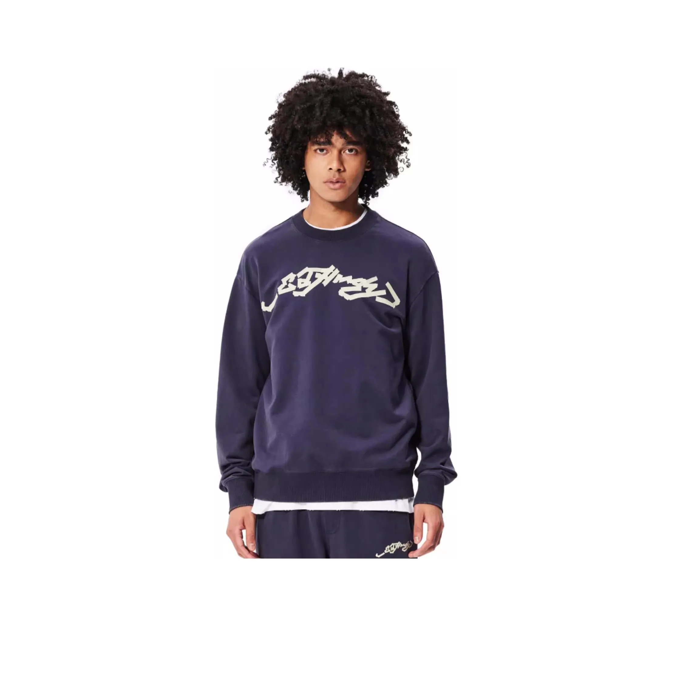 Ed Hardy FW24 Свитшот Мужской Полуночный Синий