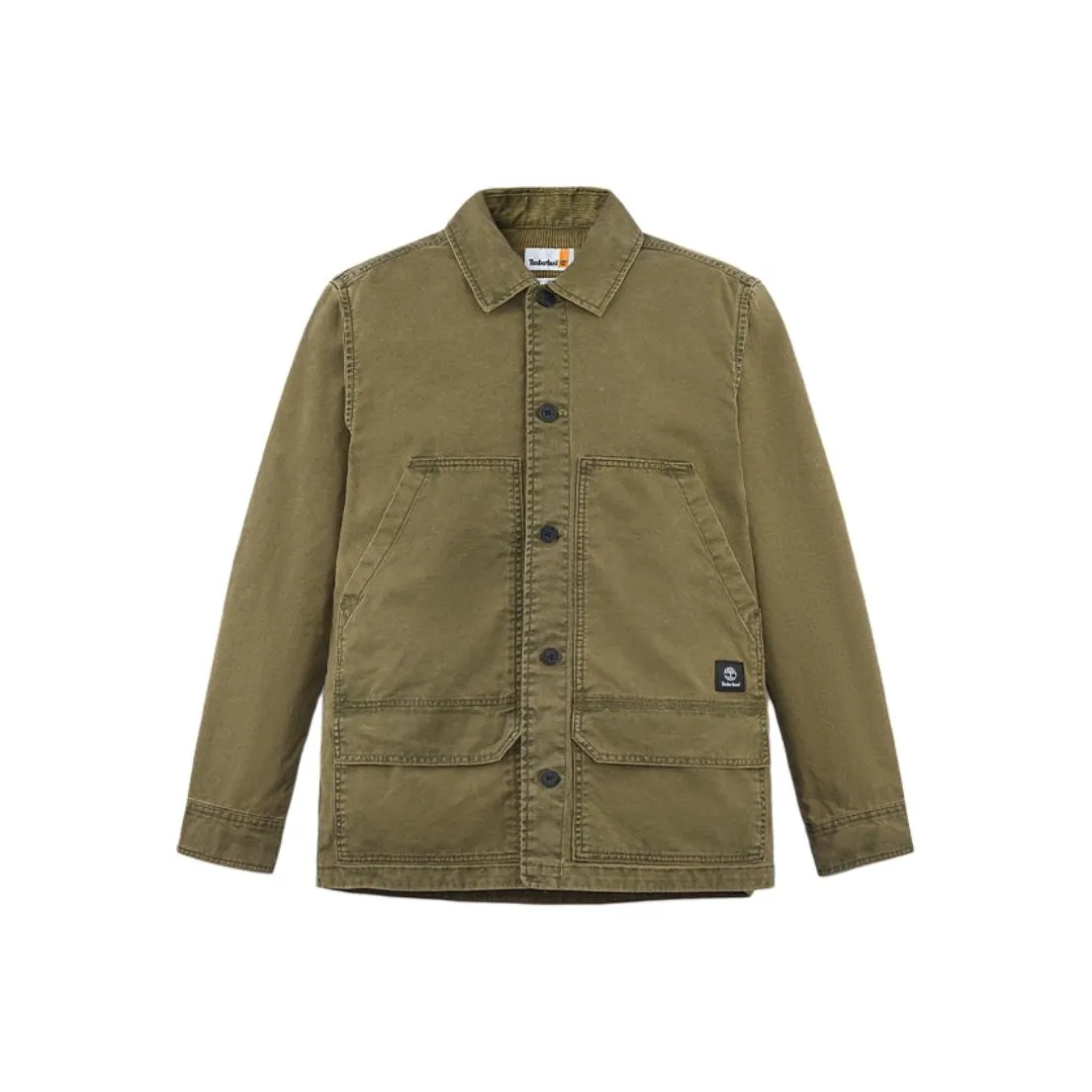 Timberland Рубашка Мужская Темно-оливково-зеленая