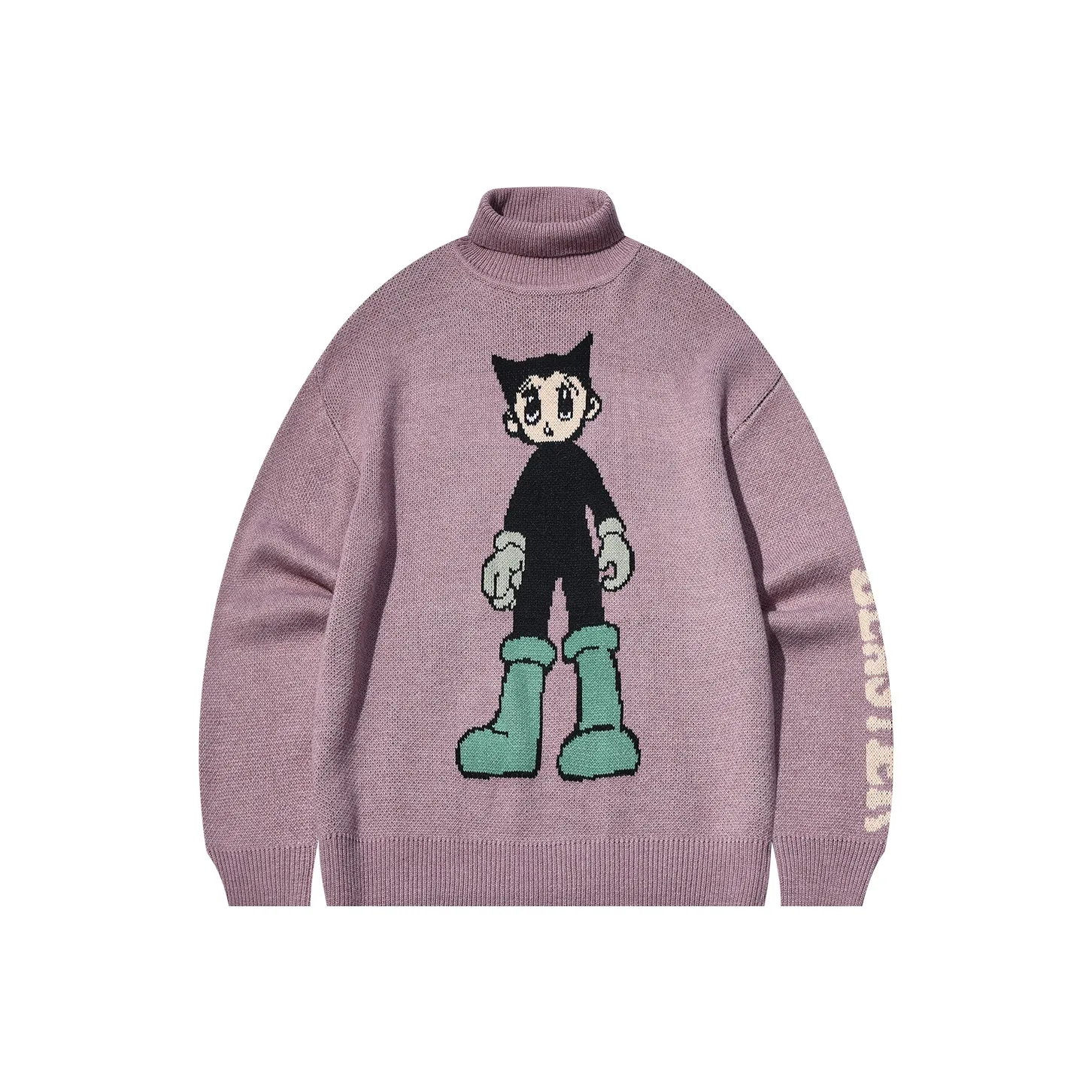 BEASTER x TIEBIATONGMU LIANMINGKUAN Свитер Унисекс Розовый Фиолетовый