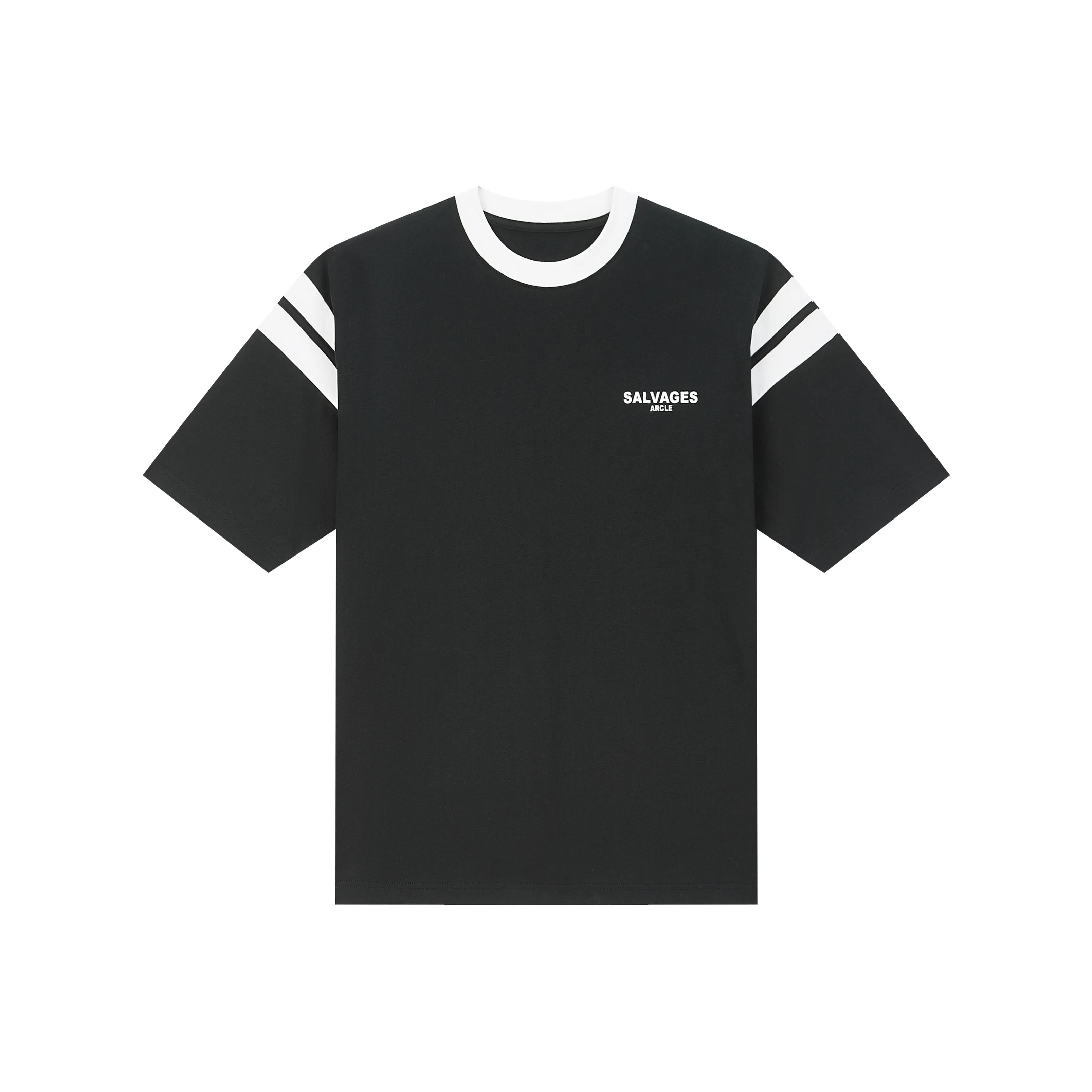 THE SALVAGES FASHION CLUB Рубашка Унисекс Черный Белый