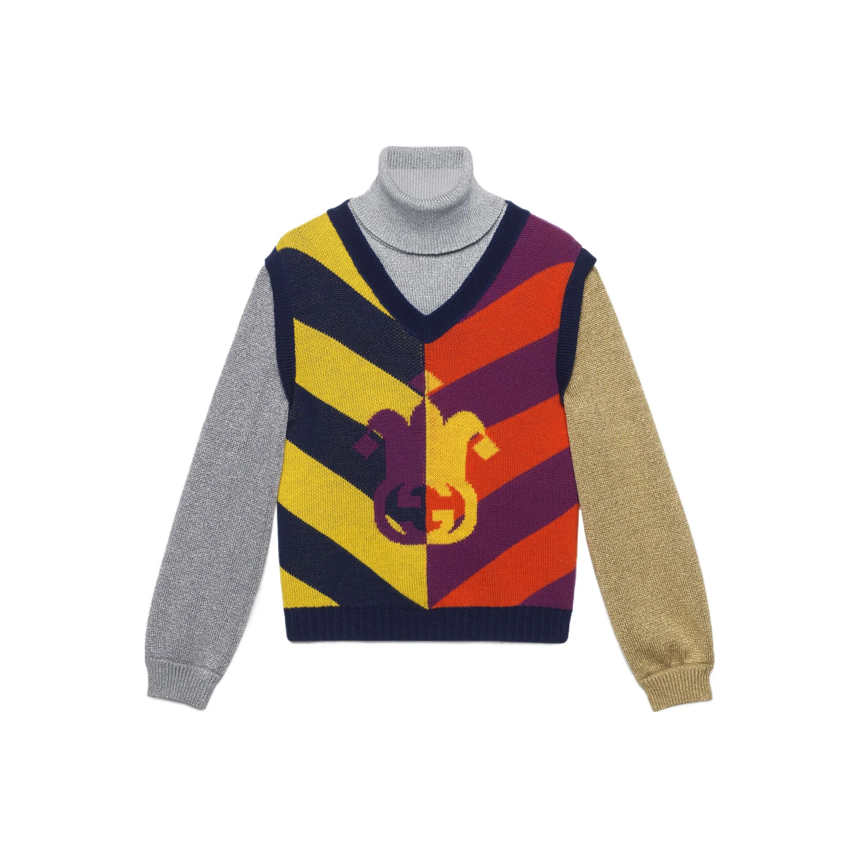 GUCCI SS23 Свитер Мужской Многоцветный