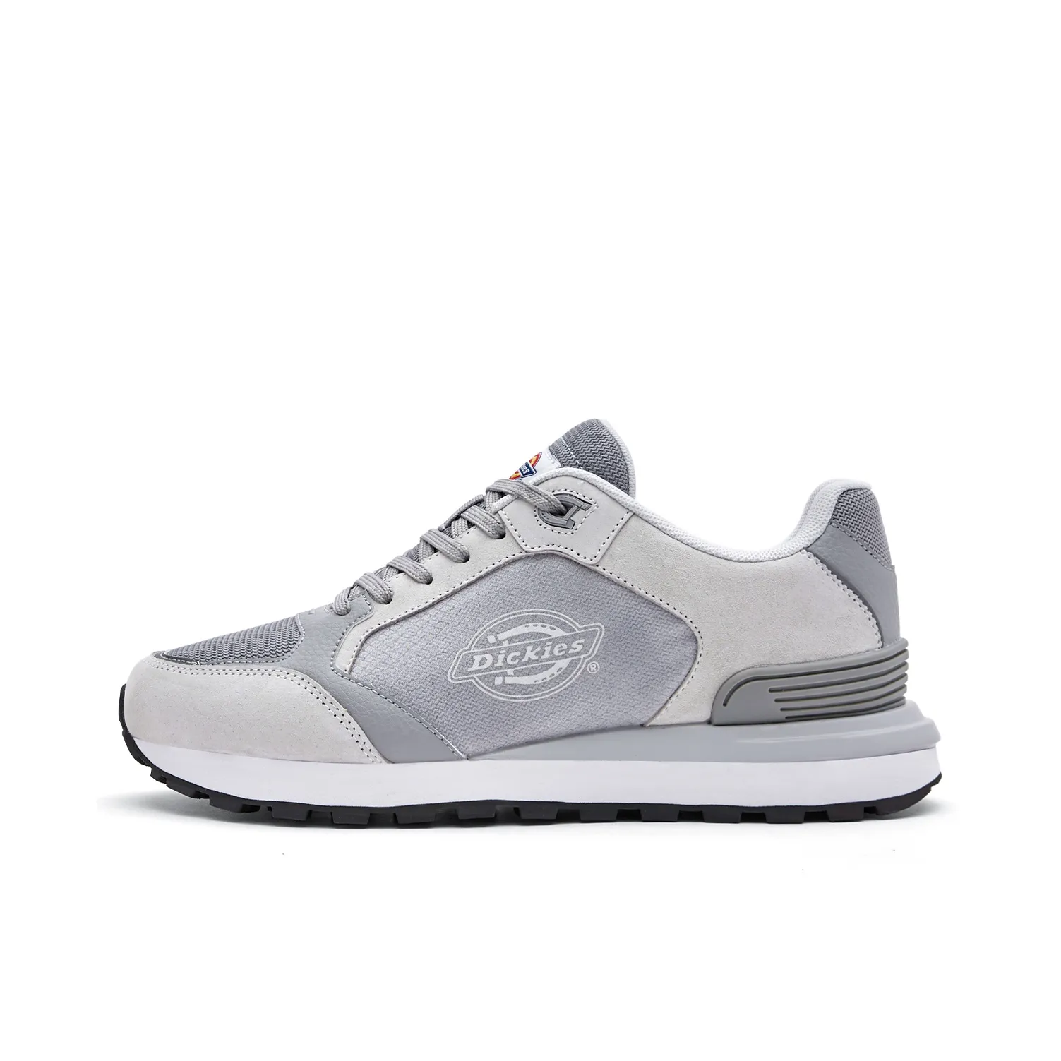 Dickies Wear resistant And Lightweight Low Top Casual Shoes Men's Light Gray