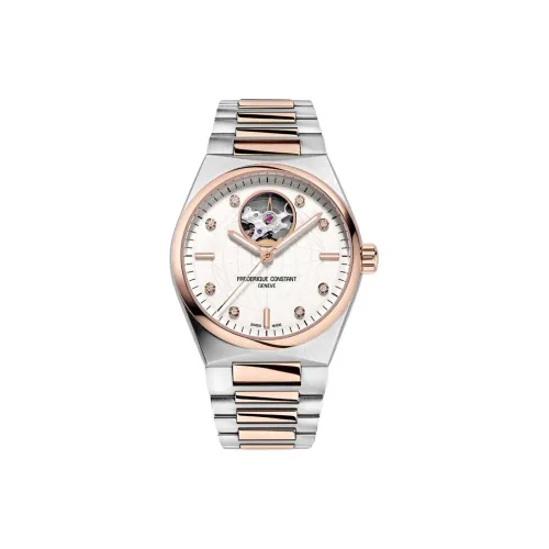 Frederique Constant Автоматический Механический Movement Женские Часы 34 мм Серебряные