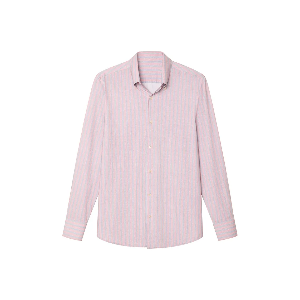 SKARO Рубашка Мужская Розовая Синяя Полосатая SKE2131