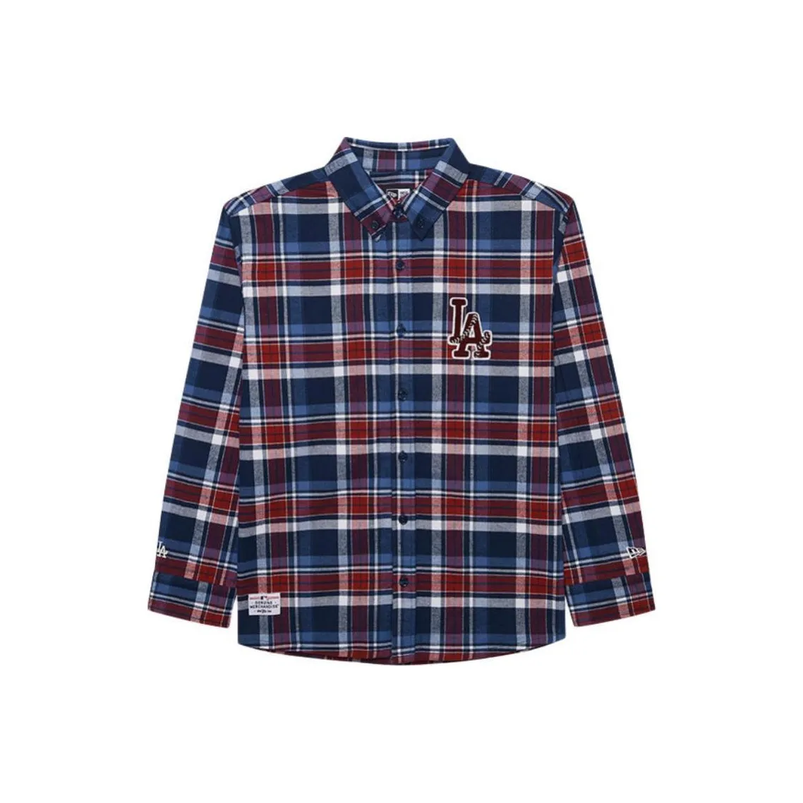 New Era x MLB FW24 Рубашка Унисекс Морской Синий