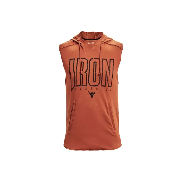 Under Armour Project Топ Мужской Оранжевый