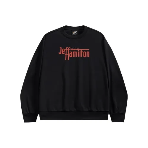 JEFF HAMILTON Черный Унисекс Свитшоты