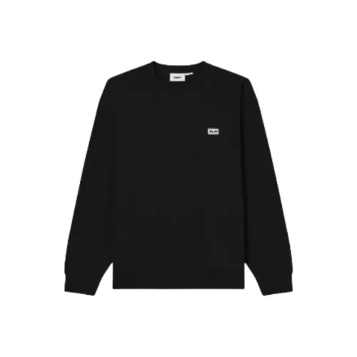 Obey Черный Мужские Свитшоты