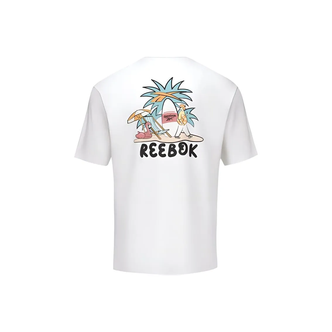 Reebok T-Shirt Unisex Raw White