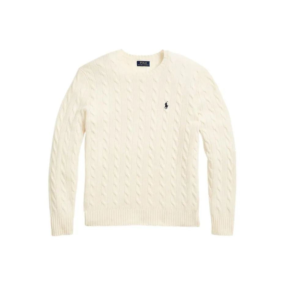 Polo Ralph Lauren Белый Мужской Кашемировый Свитер