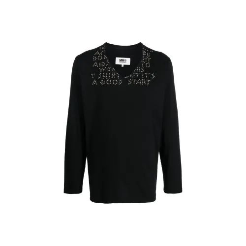 MM6 Maison Margiela Черный Мужские Свитеры