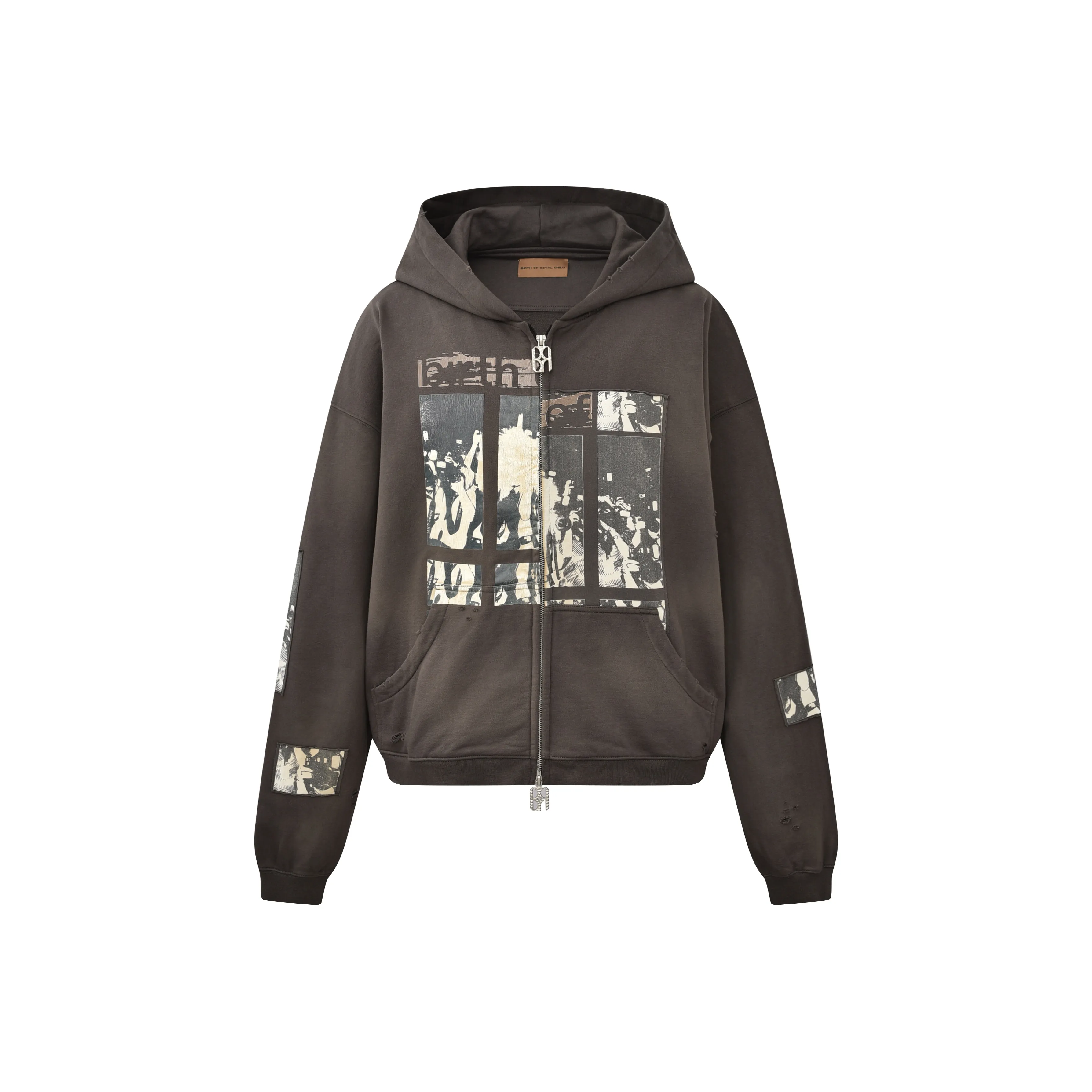 BIRTH OF ROYAL CHILD FW24 Свитшот Унисекс Выстиранный Черный