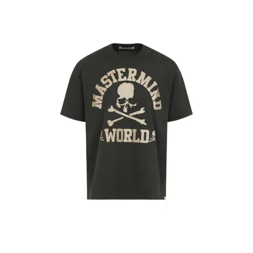 Mastermind JAPAN Оливково-зеленая Мужская Рубашка