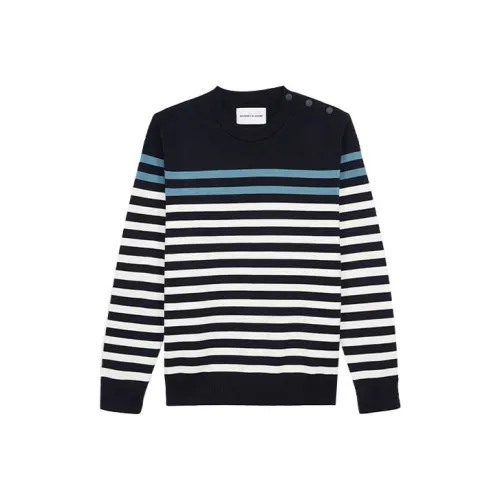 THE KOOPLES Синий Мужские Свитеры