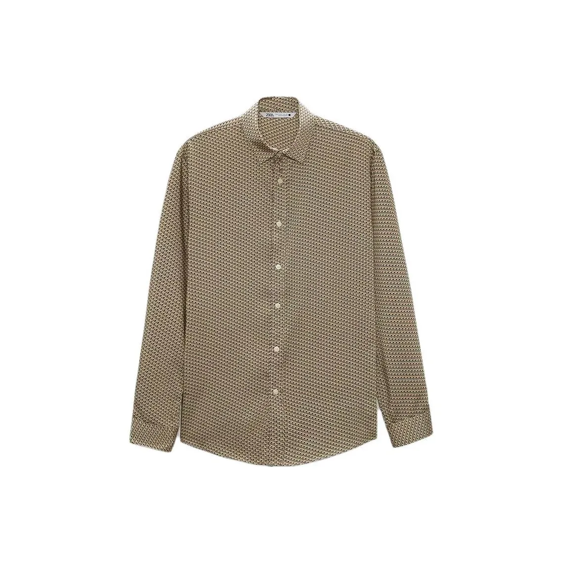 ZARA Коричневые Мужские Рубашки