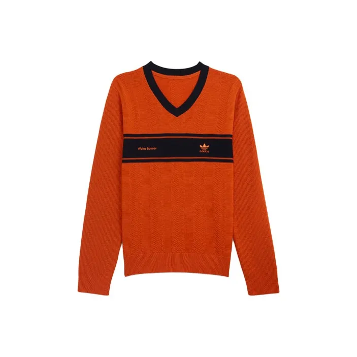 Adidas X Wales Bonner Long Sleeve Knit Sweater