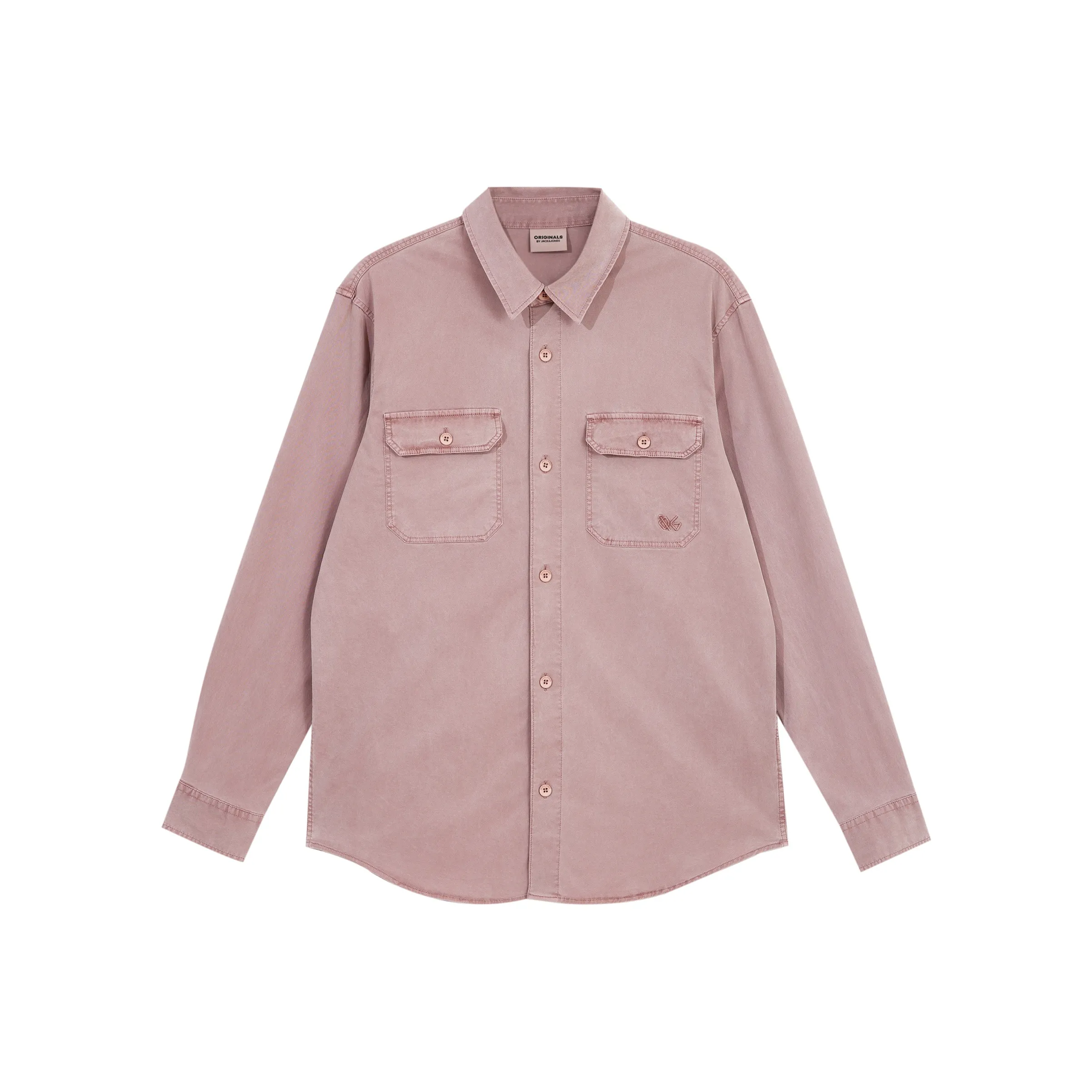 JACK JONES· Long Sleeved Top Shirt Men's Dust Pink