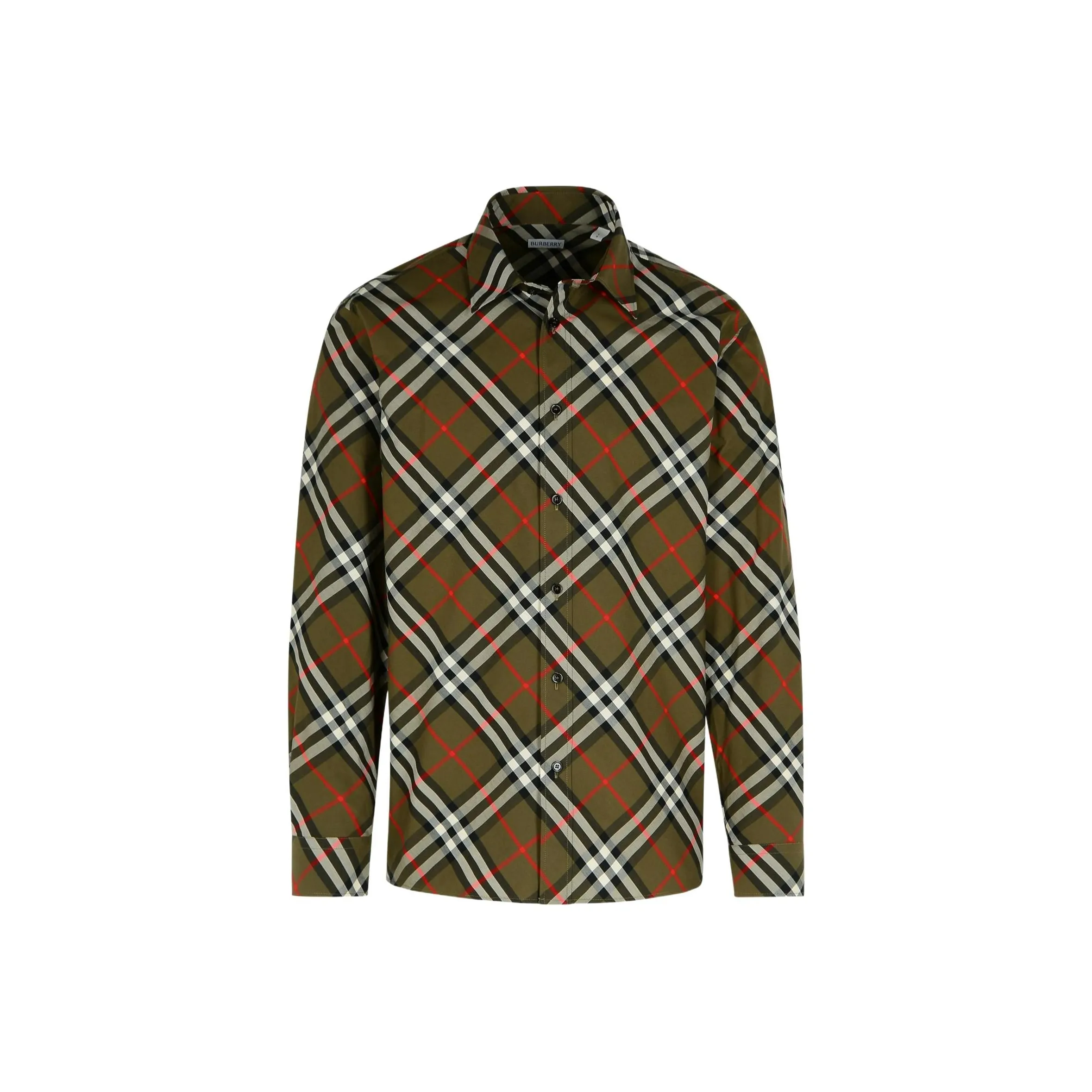 Burberry SS24 Рубашка Мужская Зеленая