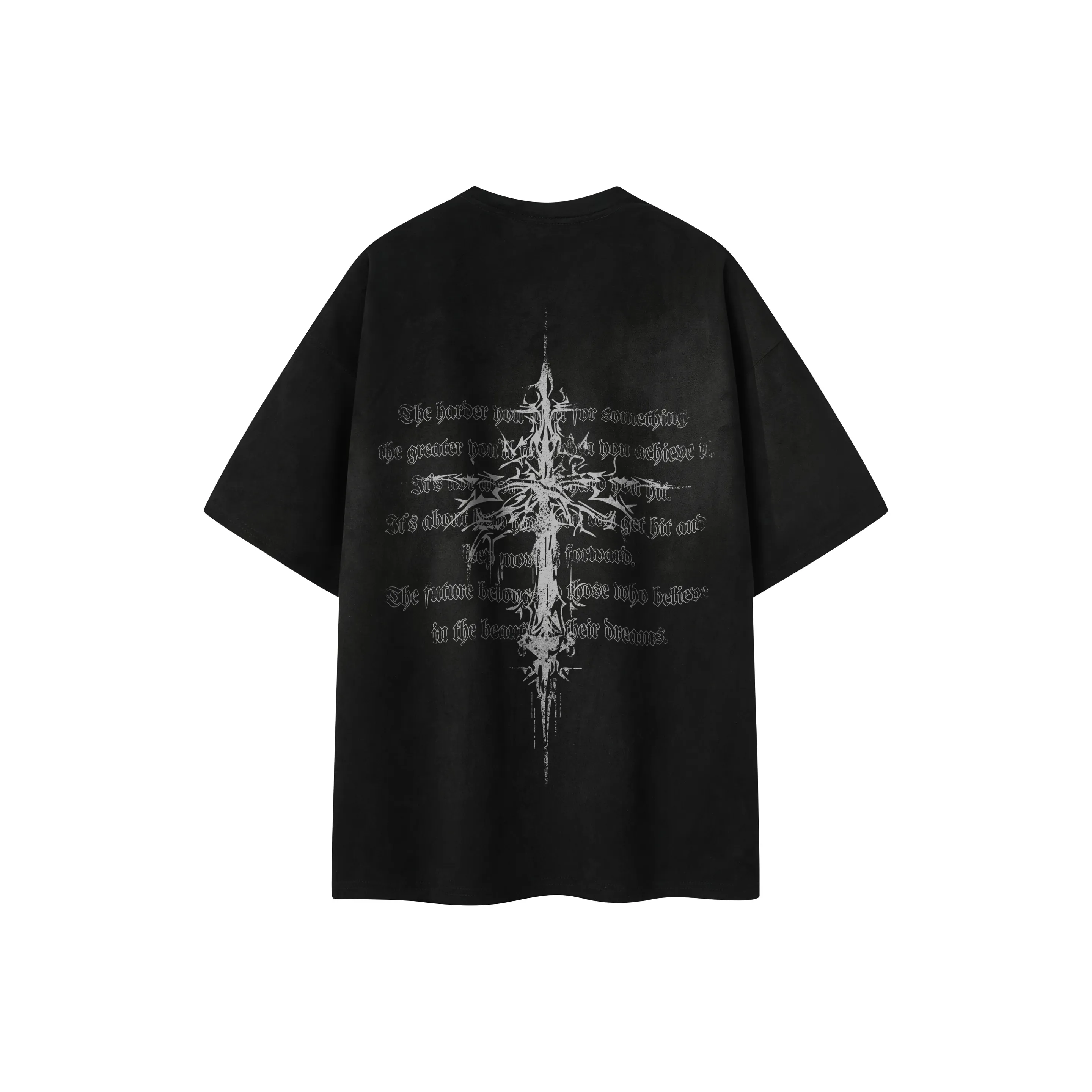 P8H9 Замша Короткий рукав T-рубашки Унисекс