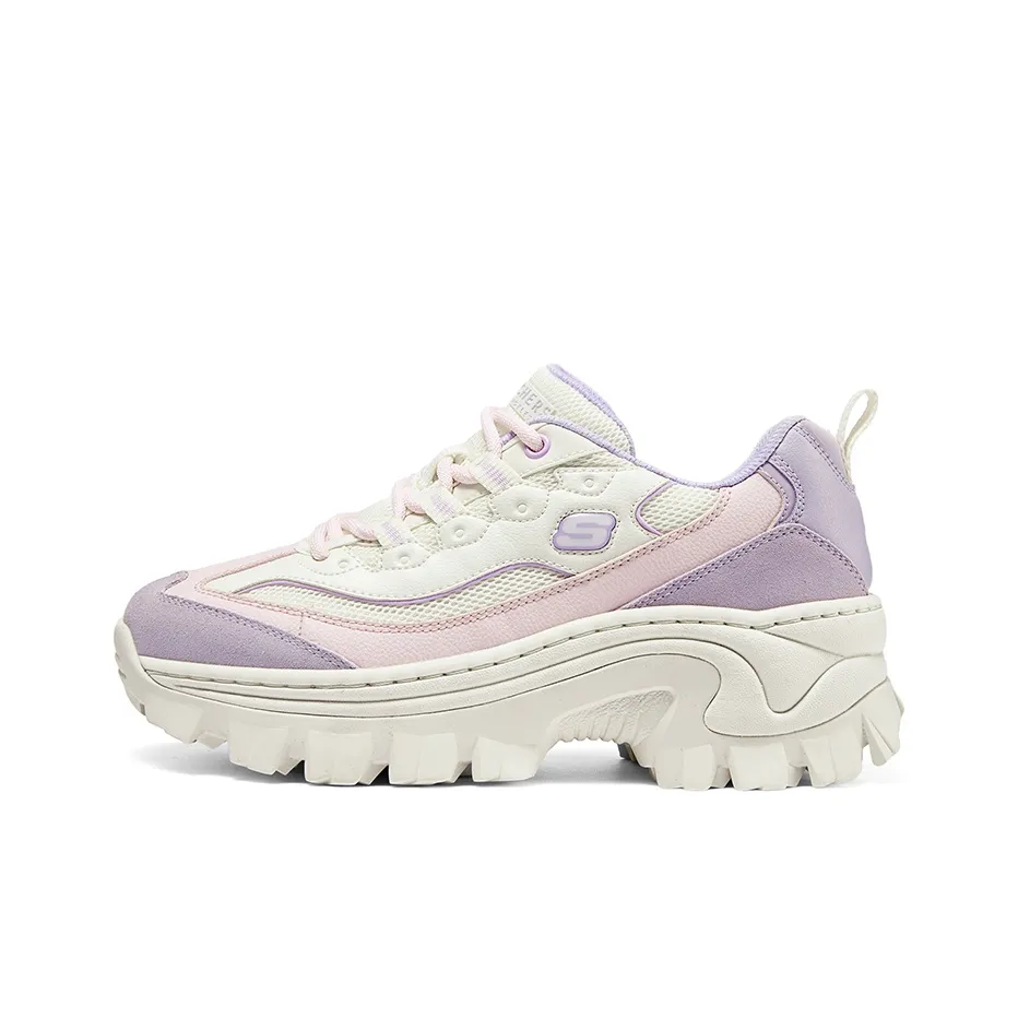 Skechers HI Ryze Мед Торт Обувь Низкий Топ Повседневный Женские Белый Розовый Фиолетовый