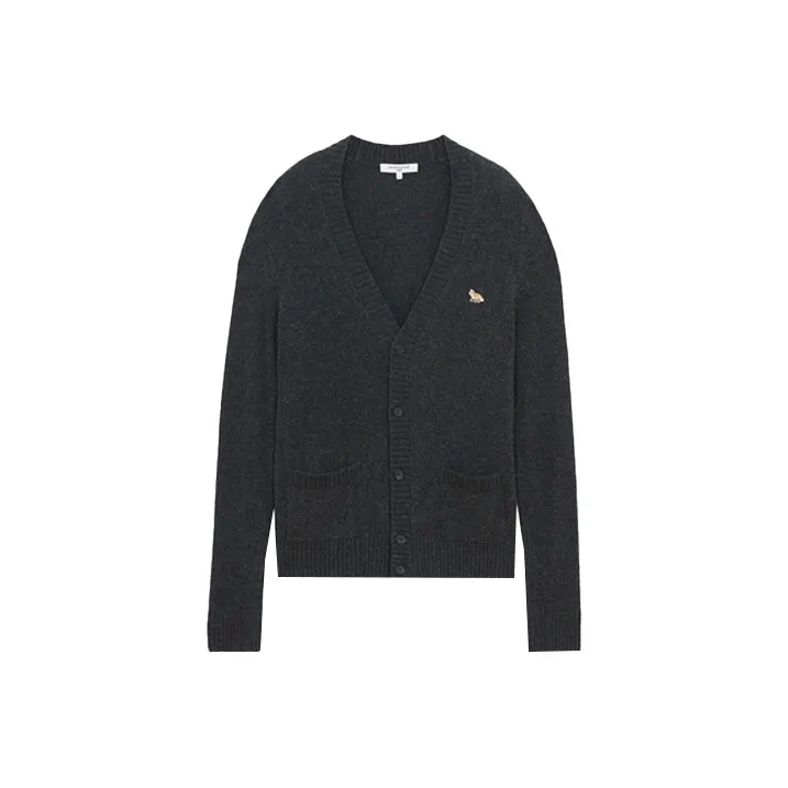 Maison Kitsune V Neck Knit Cardigan