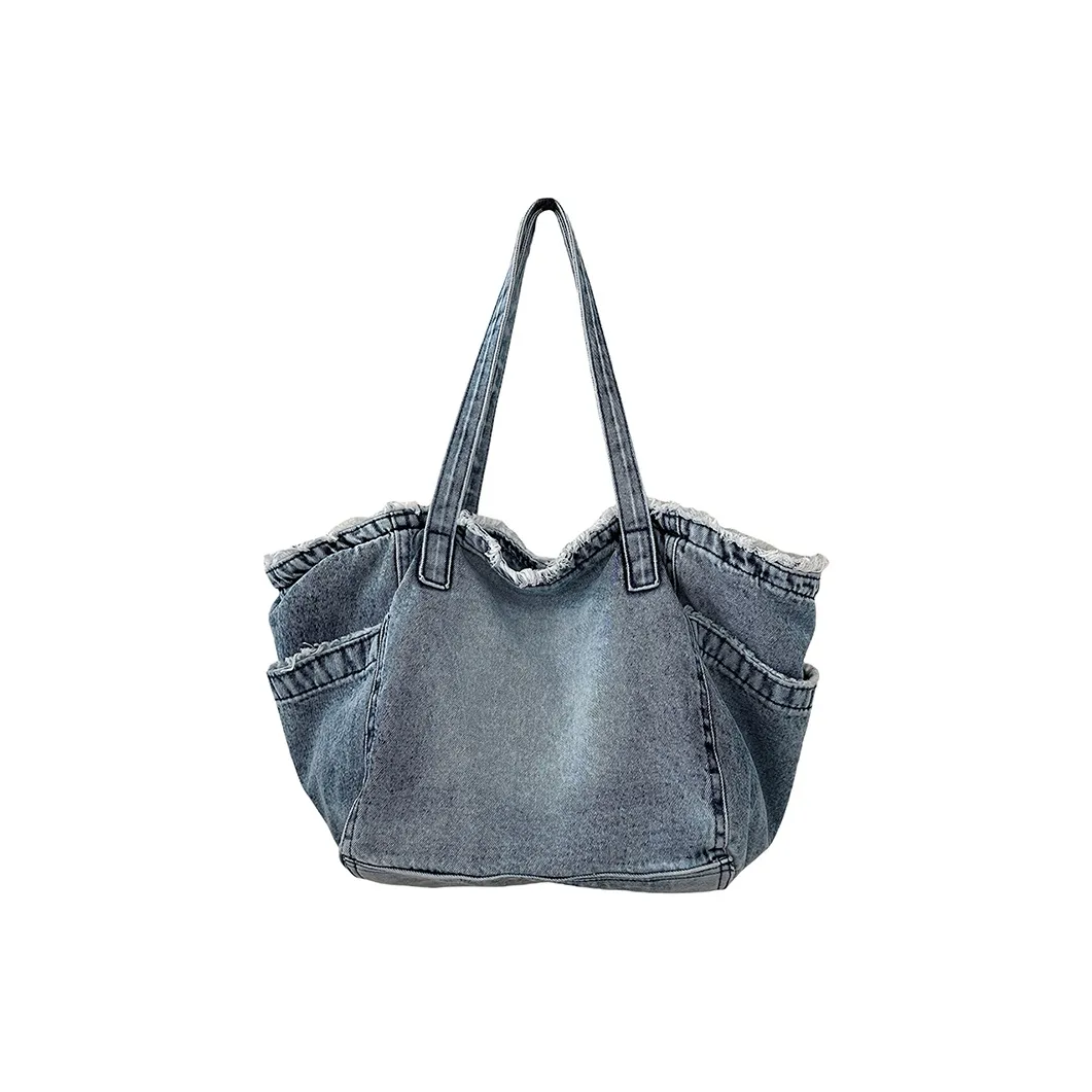 XIANGSU Холщовая сумка сумка через плечо женская светло-синий темно-синий черный