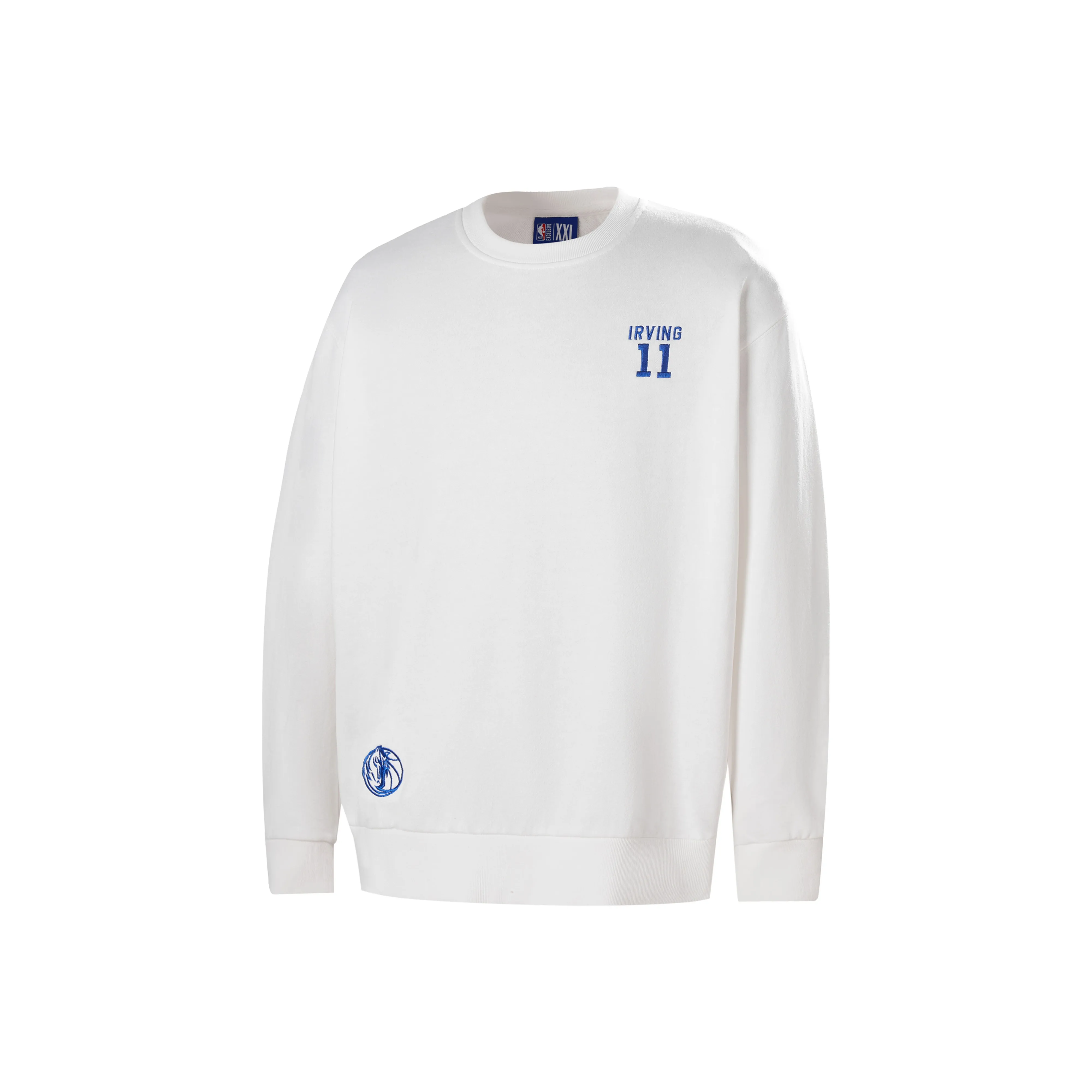 NBA Maverick Свитшот Унисекс Белый