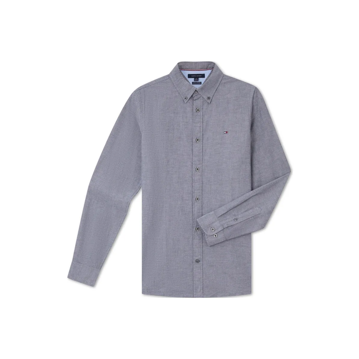 Tommy Hilfiger Рубашка Мужская Светлая Темно-Синяя