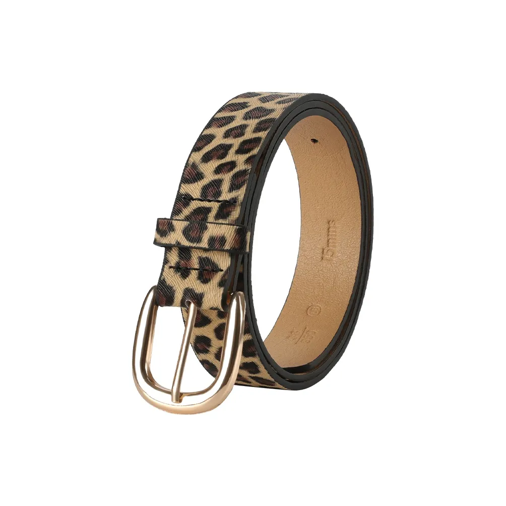 15 MINS Ремни из ПУ (полиуретана) с кожей женские ширина 2,6 см