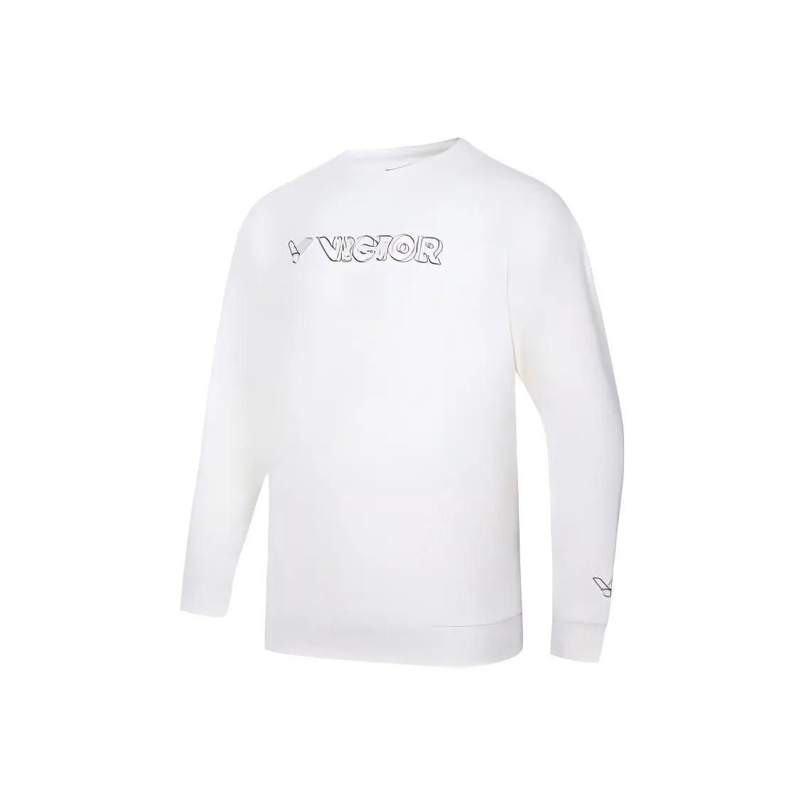VICTOR Sweatshirt Unisex Vanilla White
