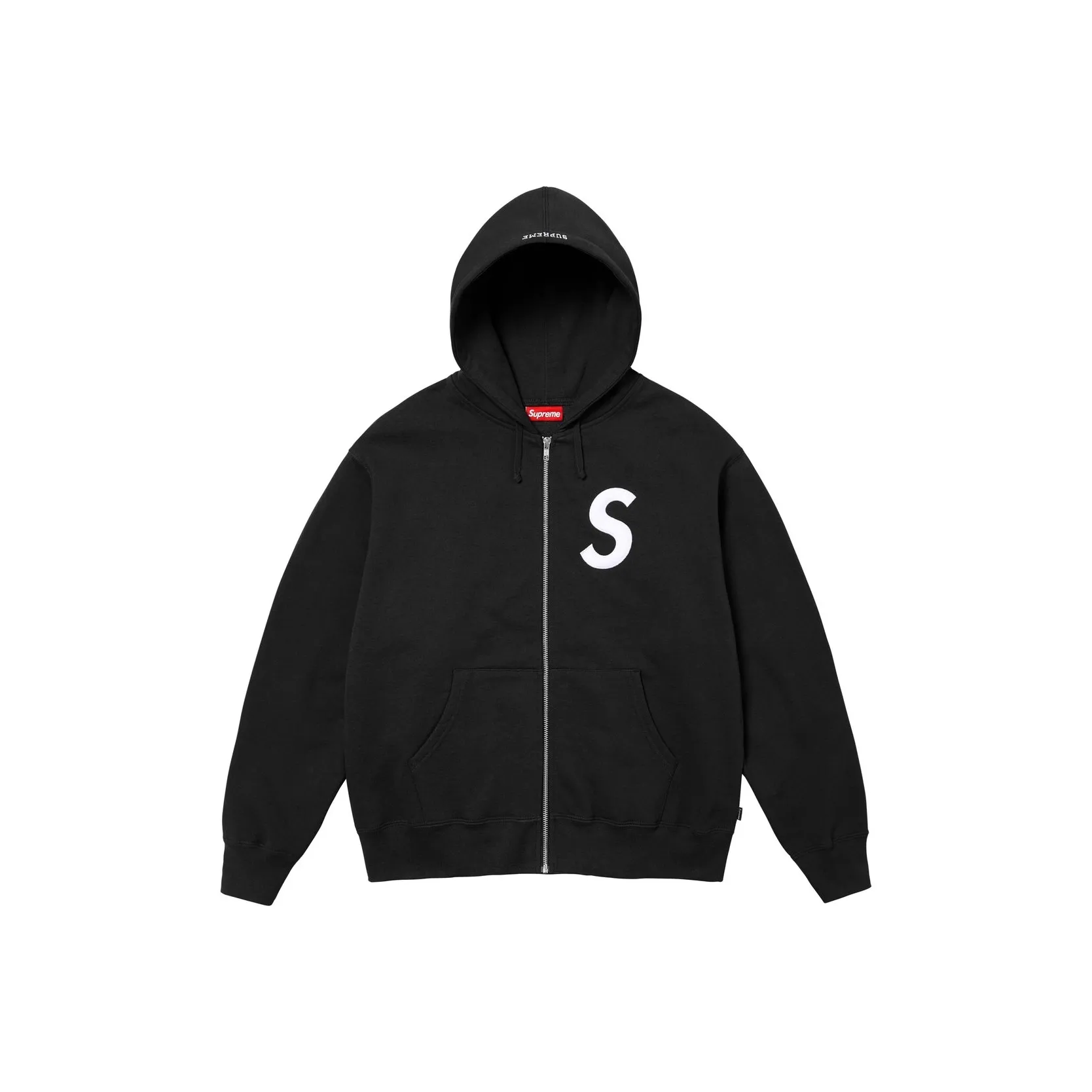 Supreme S Logo Zip Up Hooded Sweatshirt FW24