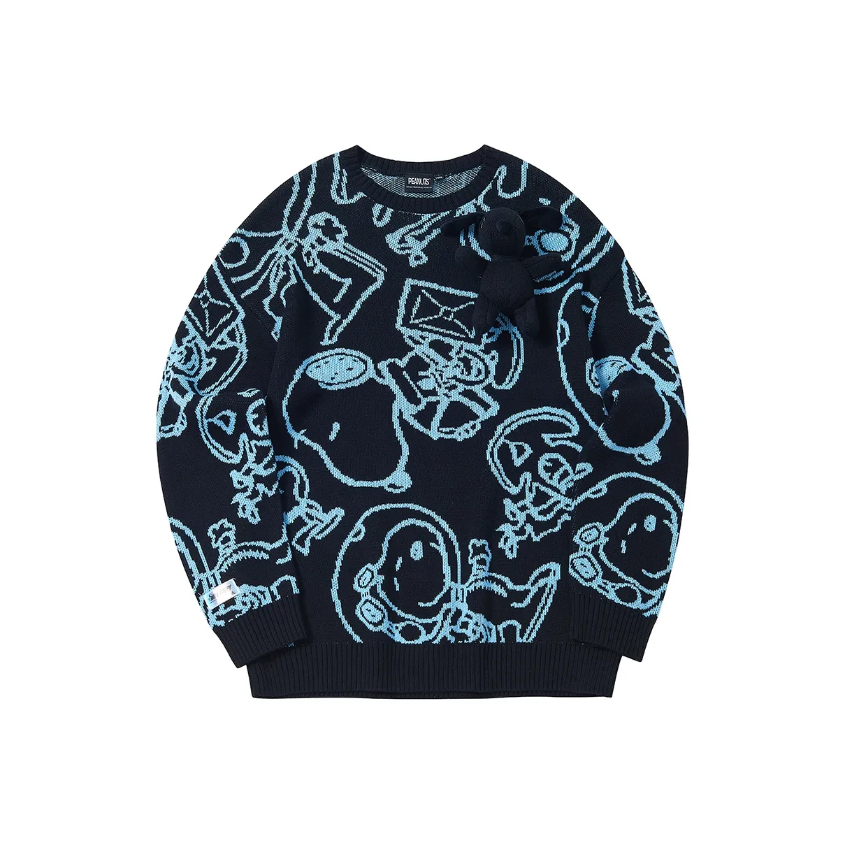 FUN X Snoopy Sweater Unisex Black