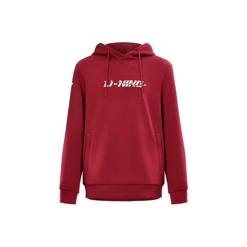 LiNing Table Tennis Series Толстовка Унисекс Темно-красный Фиолетовый Красный