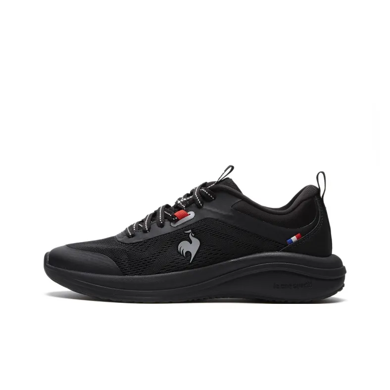 Le Coq Sportif LCS EASY RUN Амортизирующие Slip-Resistant Низкие Кроссовки для тренировок Унисекс Черные