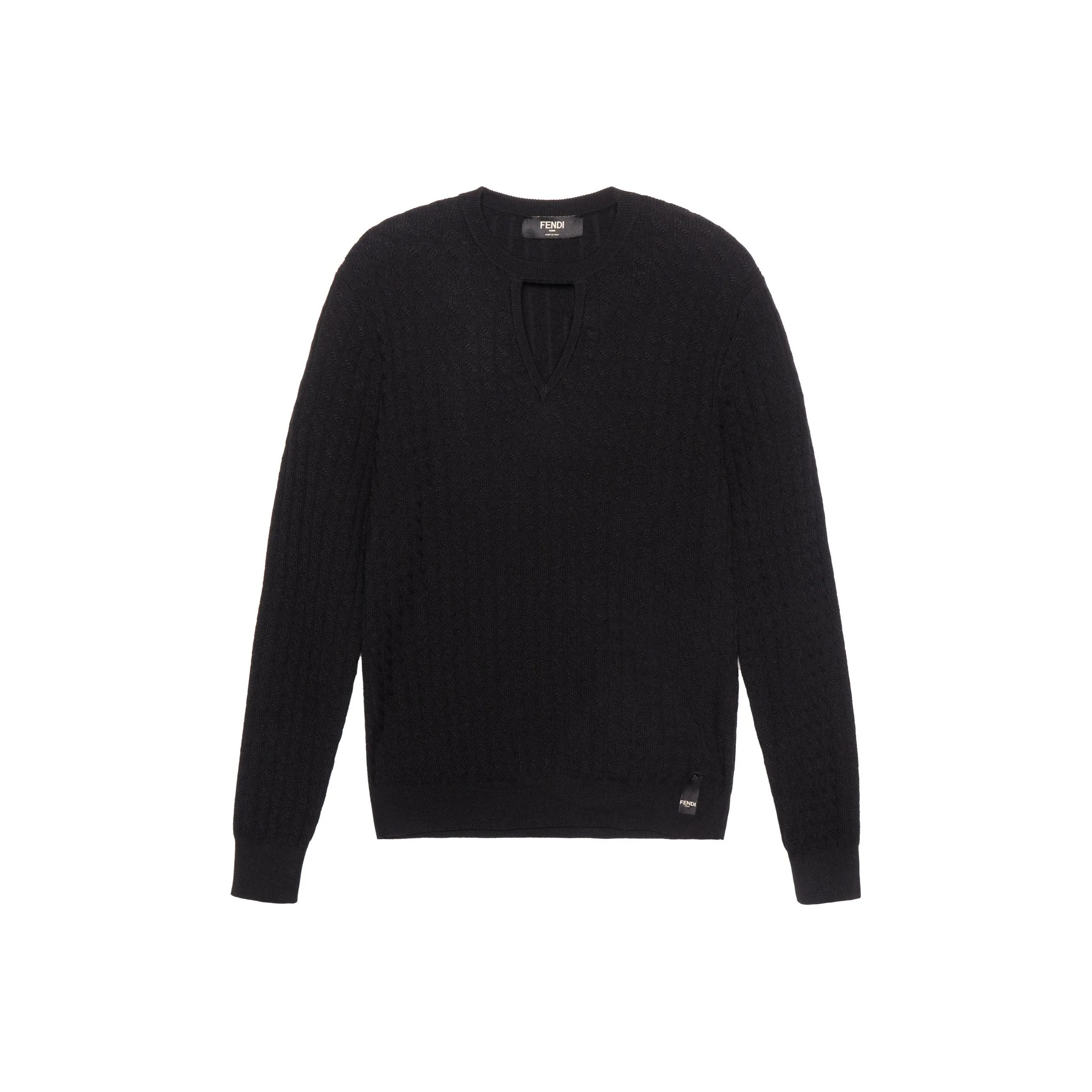 FENDI Cut Out Detailed Knit Jumper