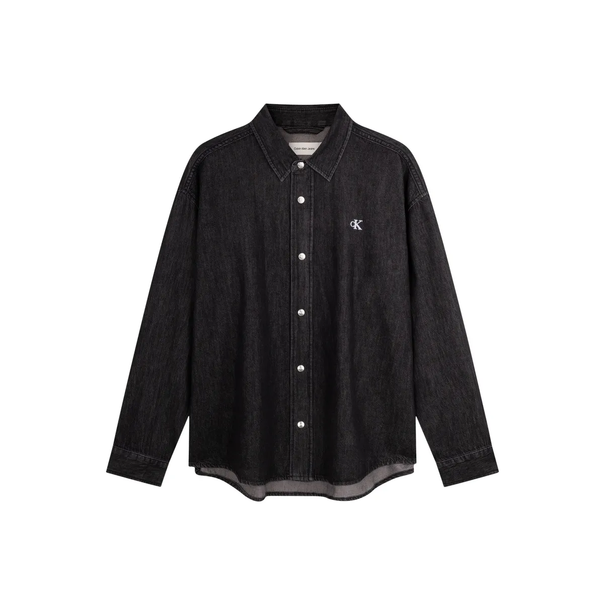 Calvin Klein Рубашка Мужская Джинсовая Черная