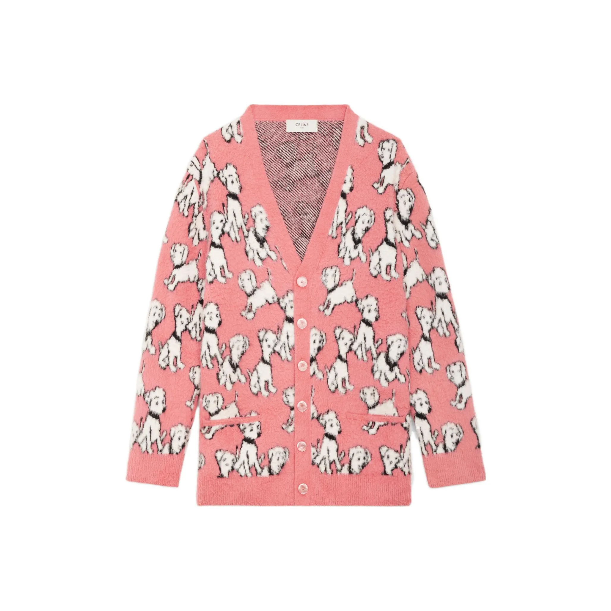 CELINE X AMY DORIAN Co branded Series Sweaters Men's Pink